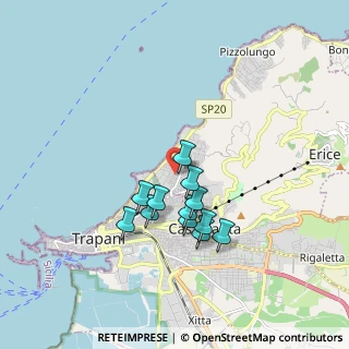 Mappa Via Ciullo d'Alcamo, 91100 Casa Santa TP, Italia (1.60167)