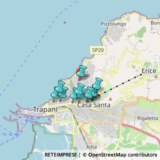 Mappa Via Ciullo d'Alcamo, 91100 Casa Santa TP, Italia (1.4025)