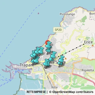 Mappa Via Ciullo d'Alcamo, 91100 Trapani TP, Italia (1.74632)