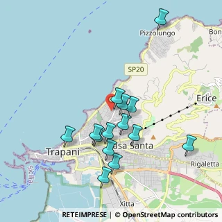 Mappa Via Ciullo d'Alcamo, 91100 Casa Santa TP, Italia (2.00143)