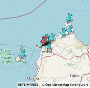 Mappa Via Ciullo d'Alcamo, 91016 Casa Santa TP, Italia (7.80231)