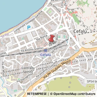 Mappa Via Aldo Moro, 22b, 90015 Cefalù, Palermo (Sicilia)