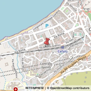Mappa Via Antonio Gramsci, 35, 90015 Cefalù, Palermo (Sicilia)