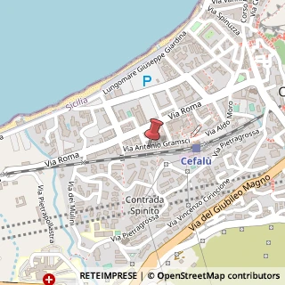 Mappa Via Antonio Gramsci, 25, 90015 Cefalù, Palermo (Sicilia)