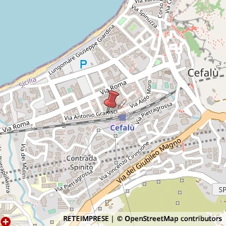 Mappa Via Antonio Gramsci, 1, 90015 Cefalù, Palermo (Sicilia)