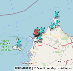 Mappa Via Pesaro, 91016 Casa Santa TP, Italia (7.79615)