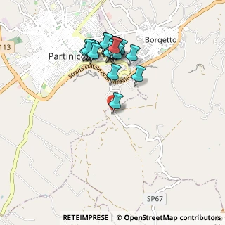Mappa Borgetto, 90042 Borgetto PA, Italia (1.06552)
