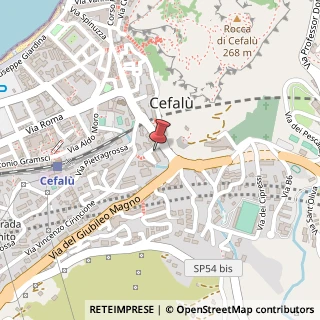 Mappa Via di Belgioioso, 14, 90015 Cefalù, Palermo (Sicilia)