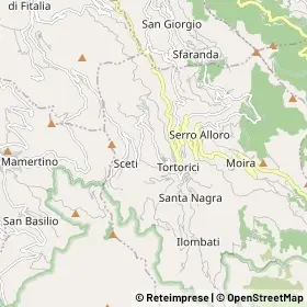 Mappa Tortorici