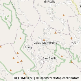 Mappa Galati Mamertino