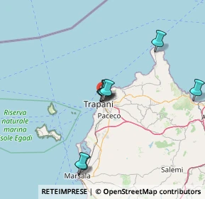 Mappa Via Fra Michele Burgio, 91100 Trapani TP, Italia (30.3875)