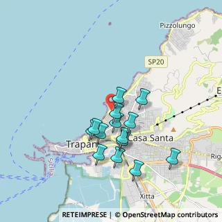 Mappa Via Fra Michele Burgio, 91100 Trapani TP, Italia (1.73357)
