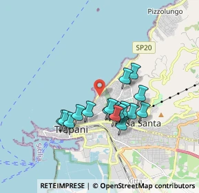 Mappa Via Fra Michele Burgio, 91100 Trapani TP, Italia (1.61706)