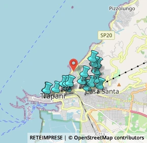 Mappa Via Fra Michele Burgio, 91100 Trapani TP, Italia (1.45368)