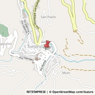 Mappa Via Vitt. Emanuele, 91, 98078 Tortorici, Messina (Sicilia)