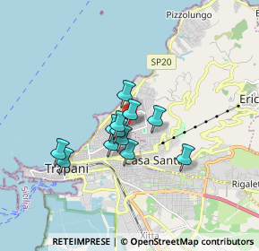 Mappa Via Scilla, 91016 Casa Santa TP, Italia (1.31167)