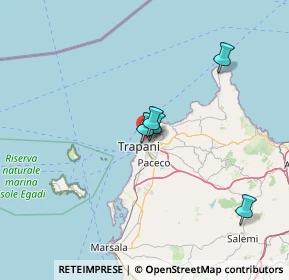 Mappa Via Cappuccinelli, 91100 Trapani TP, Italia (44.28417)