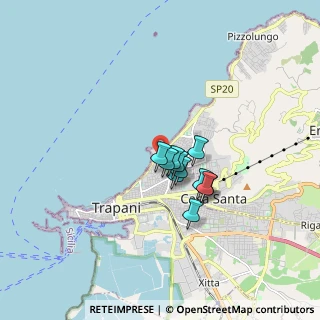Mappa Via Cappuccinelli, 91100 Trapani TP, Italia (1.15909)