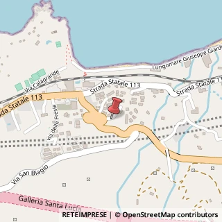 Mappa Via B, 8, 90015 Cefalù, Palermo (Sicilia)