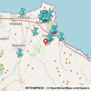 Mappa SP 61, 90014 Casteldaccia PA (4.5535)