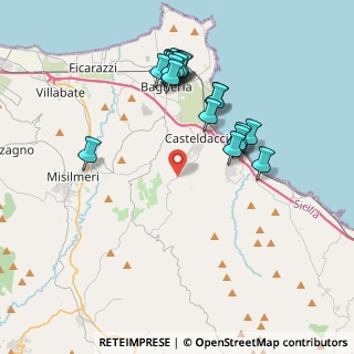 Mappa SP 61, 90014 Casteldaccia PA (4.3495)