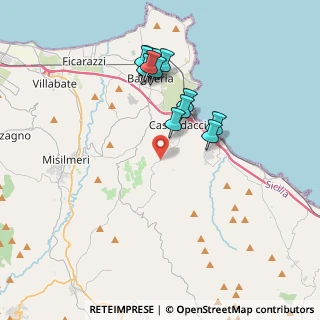 Mappa SP 61, 90014 Casteldaccia PA (3.82917)