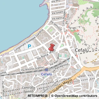 Mappa Via Francesco Paolo Gravina, 90015 Cefalù PA, Italia, 90015 Cefalù, Palermo (Sicilia)