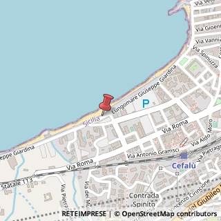 Mappa Via Lungomare, 90015 Cefalù, Palermo (Sicilia)