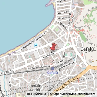 Mappa Via Roma, 36, 90015 Cefalù, Palermo (Sicilia)