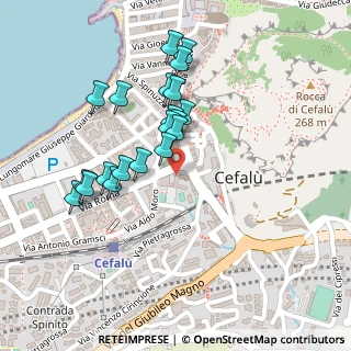 Mappa Via Giuseppe Mazzini, 90015 Cefalù PA, Italia (0.236)