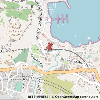 Mappa Via Giovanni Meli, n,3, 90015 Cefalù, Palermo (Sicilia)