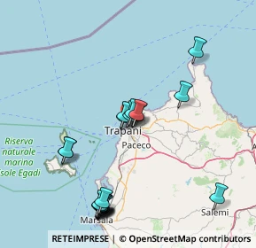 Mappa Via Alfonso la Commare, 91100 Trapani TP, Italia (18.4175)