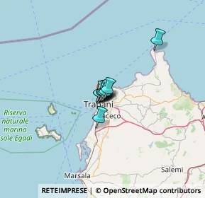 Mappa Via Alfonso la Commare, 91100 Trapani TP, Italia (9.63091)