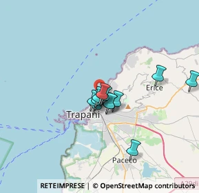 Mappa Via Alfonso la Commare, 91100 Trapani TP, Italia (2.63667)