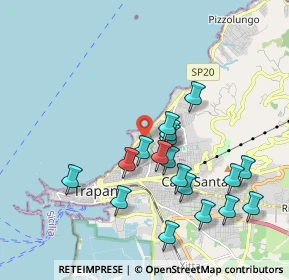 Mappa Via Alfonso la Commare, 91100 Trapani TP, Italia (2.10611)