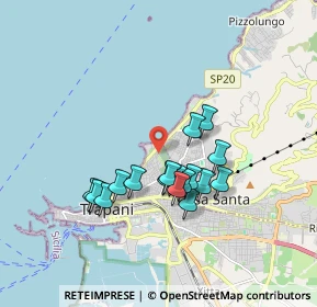 Mappa Via Alfonso la Commare, 91100 Trapani TP, Italia (1.65647)