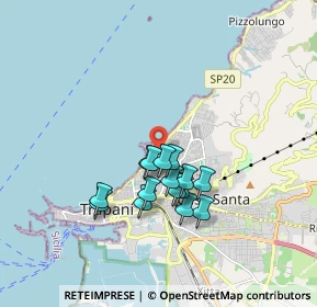 Mappa Via Alfonso la Commare, 91100 Trapani TP, Italia (1.56667)