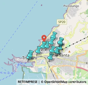 Mappa Via Alfonso la Commare, 91100 Trapani TP, Italia (1.54)