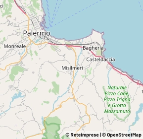 Mappa 90036 Misilmeri PA, Italia (7.0675)