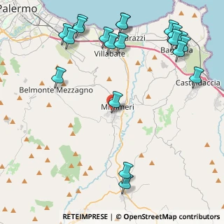 Mappa Via Siracusa, 90036 Misilmeri PA, Italia (6.3535)