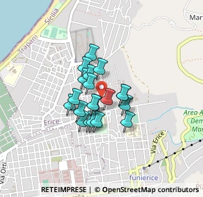 Mappa Via Lombardia, 91016 Casa Santa TP, Italia (0.298)