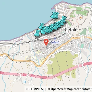 Mappa Via A. da Messina, 90015 Cefalù PA, Italia (0.4525)