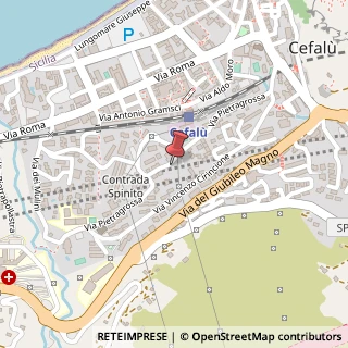 Mappa Via Pietragrossa, 37, 90015 Cefalù, Palermo (Sicilia)