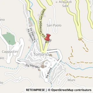 Mappa Via Giuseppe Garibaldi, 43, 98078 Tortorici, Messina (Sicilia)