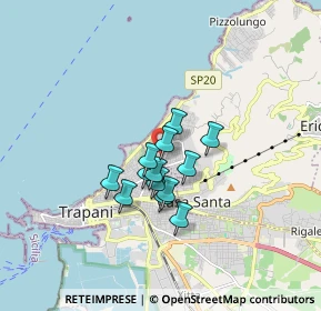 Mappa Via Caprera, 91016 Erice TP, Italia (1.24077)