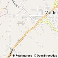 Kaart Valderice