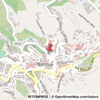 Mappa Via Moncenisio, 12, 94014 Nicosia, Enna (Sicilia)