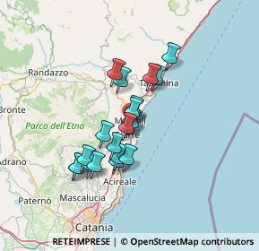 Mappa Via Moro, 95016 Mascali CT, Italia (11.4265)