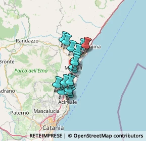 Mappa Via Moro, 95016 Mascali CT, Italia (9.103)