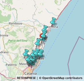 Mappa Via Moro, 95016 Mascali CT, Italia (15.7125)